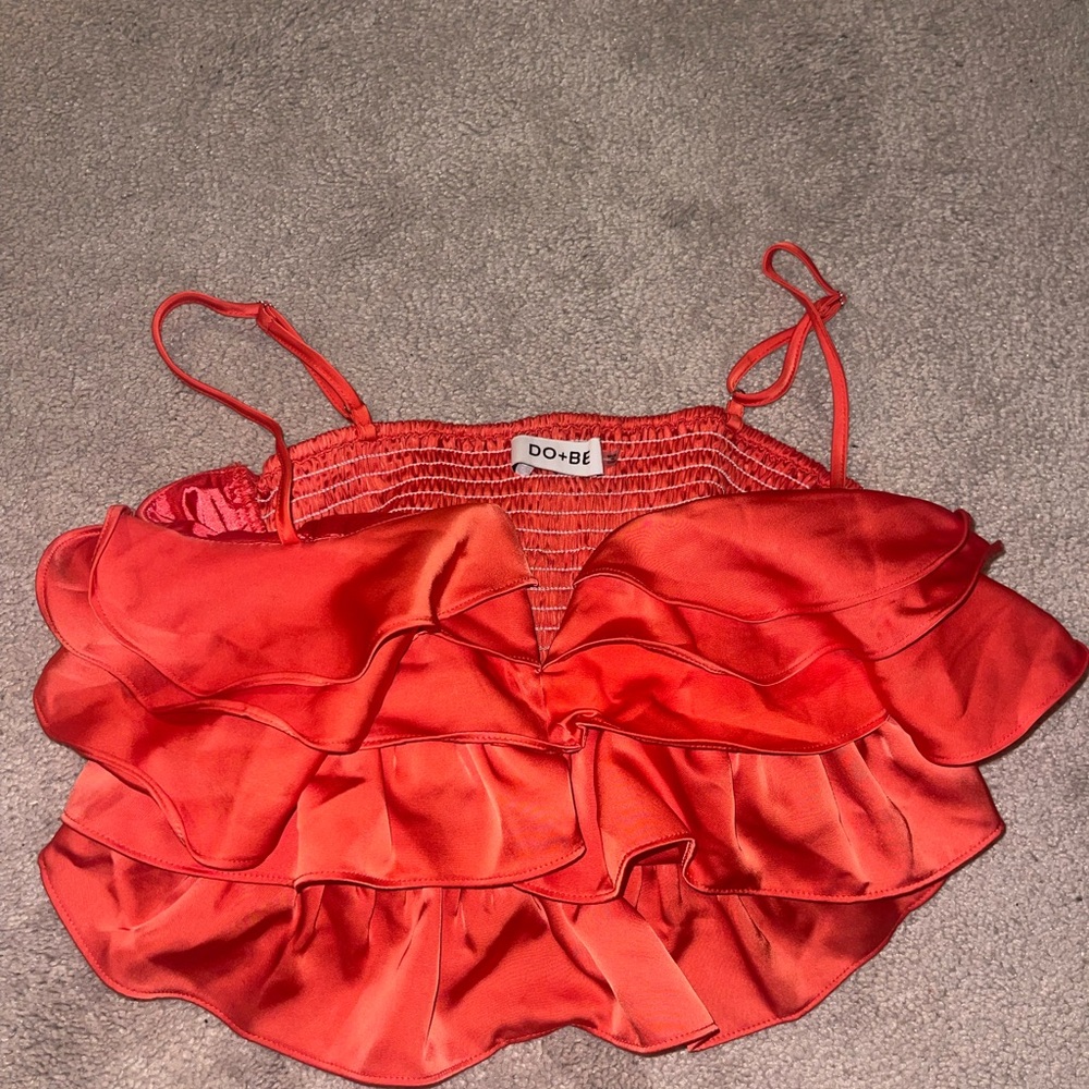 DO+BE Scarlet Ruffle Top